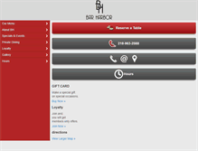Tablet Screenshot of barharborsupperclub.com
